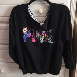 Victoria’s Secret Pink off the shoulder sweatshirt